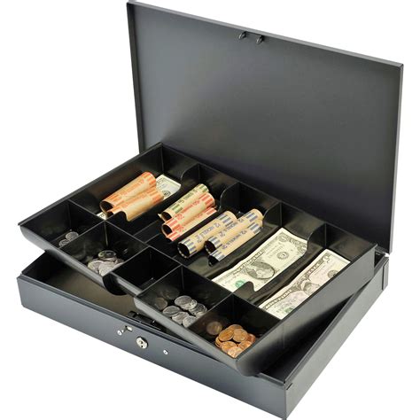 cash box steel|metal money box with key.